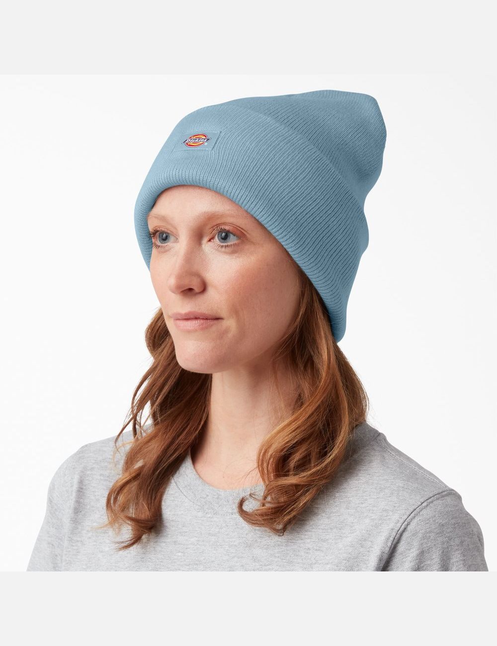 Clear Blue Dickies Cuffed Knit Hats | 109YZCVEH