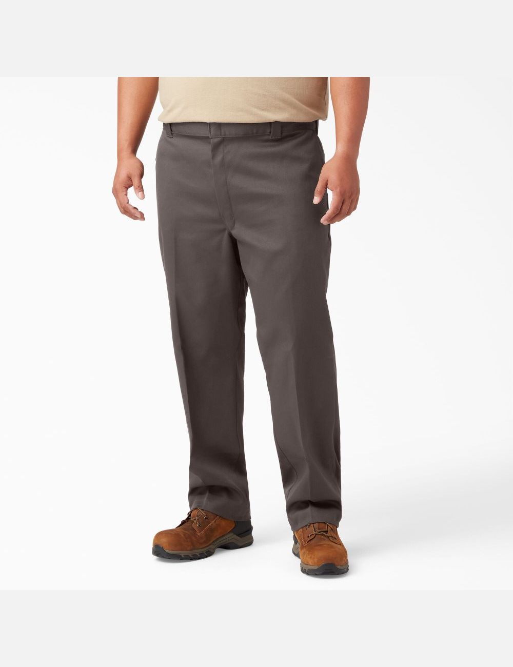 Dark Brown Dickies 874 FLEX Pants | 193IYFMGT