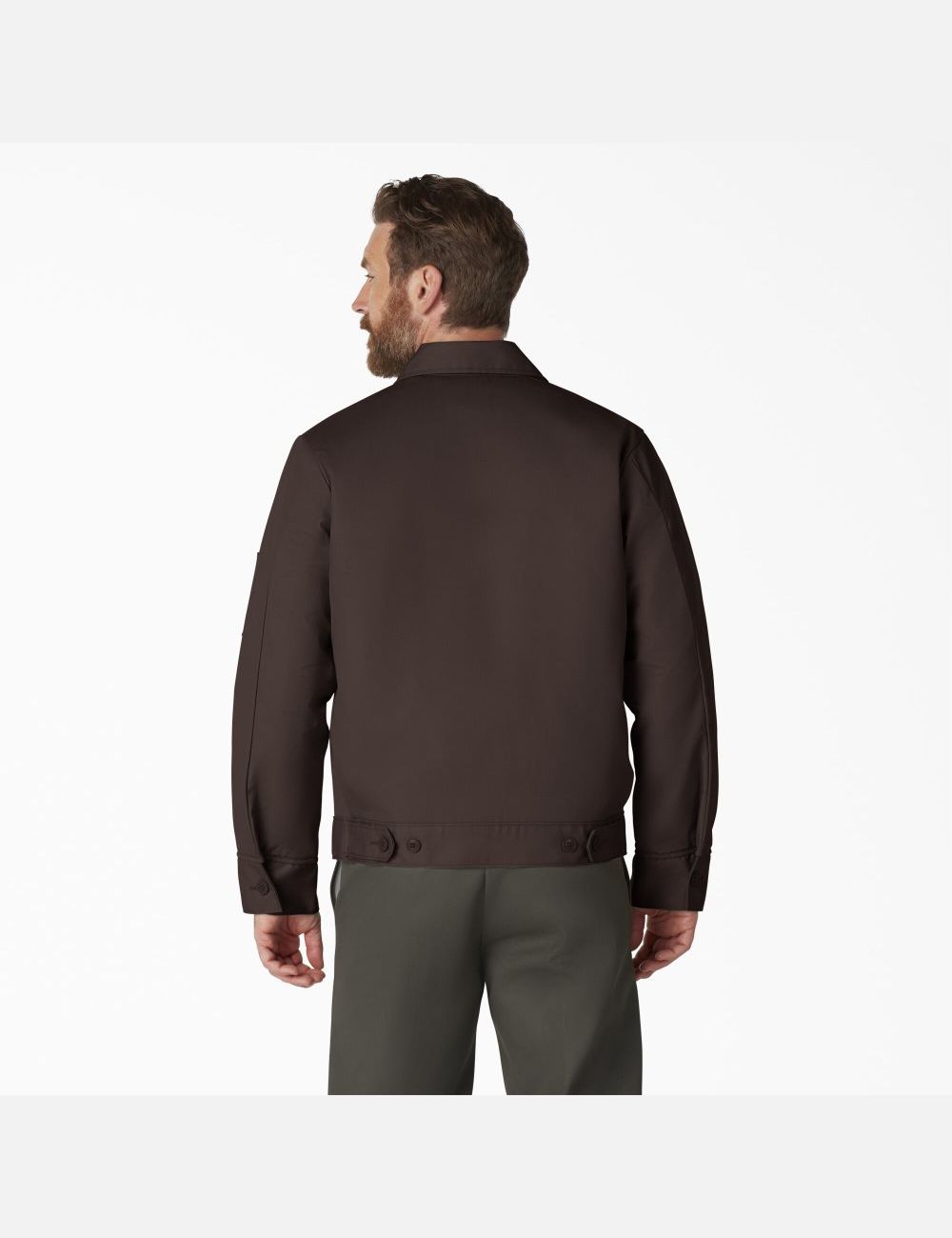 Dark Brown Dickies Insulated Eisenhower Coats & Jackets | 514PWTMDG