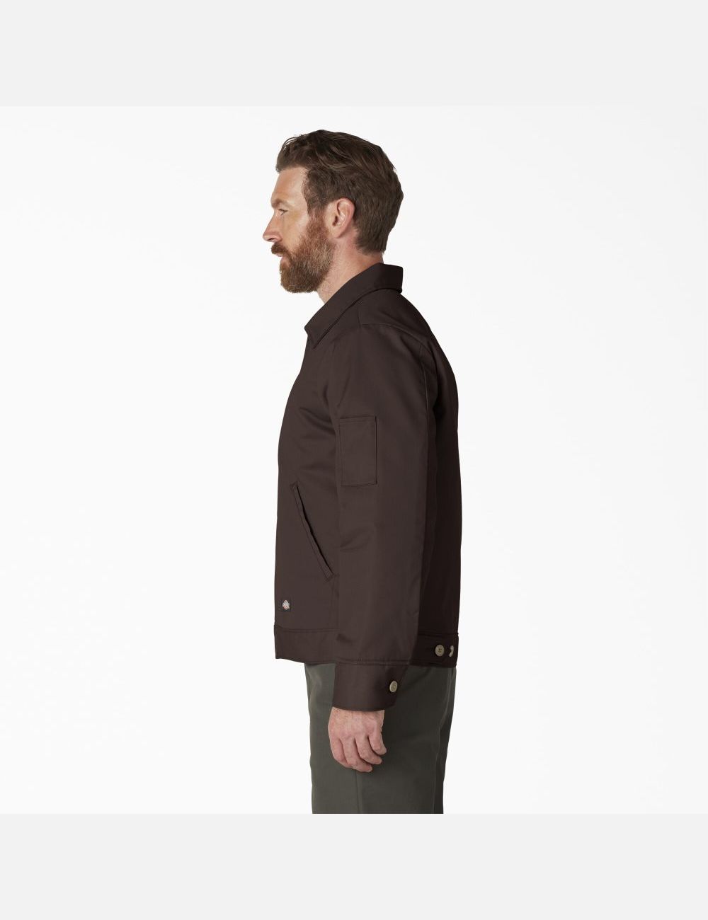 Dark Brown Dickies Insulated Eisenhower Coats & Jackets | 514PWTMDG