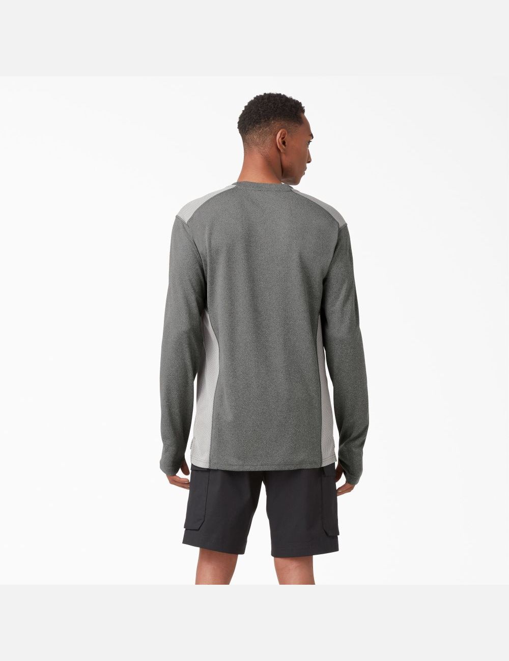 Dark Gray Heather Dickies Temp-iQ 365 Long Sleeve T-Shirts | 587HIRDUC