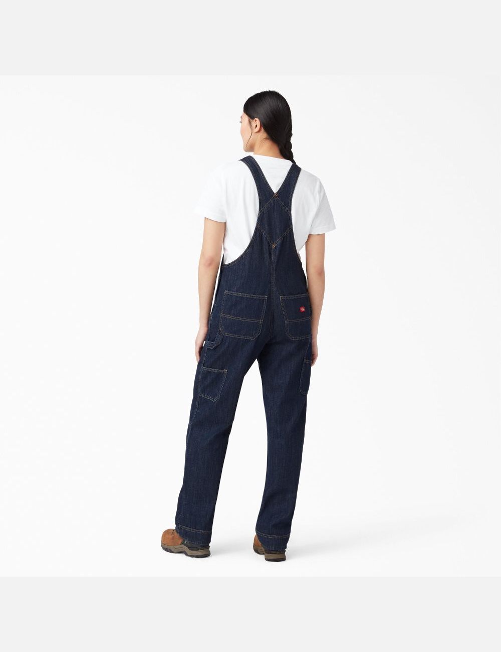 Dark Indigo Dickies Relaxed Fit Bib Overalls | 038DRHSGU