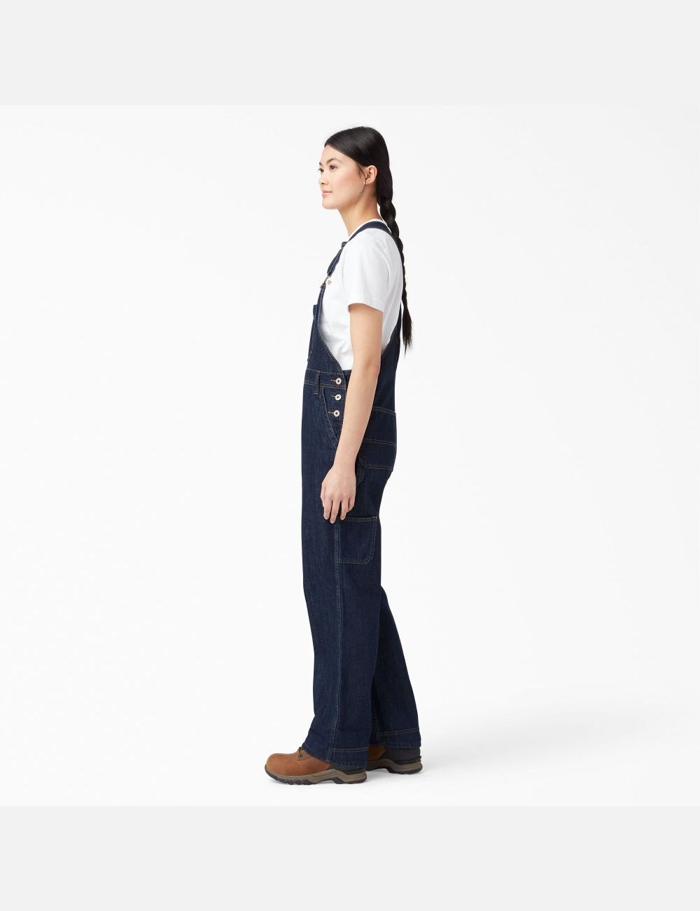 Dark Indigo Dickies Relaxed Fit Bib Overalls | 038DRHSGU