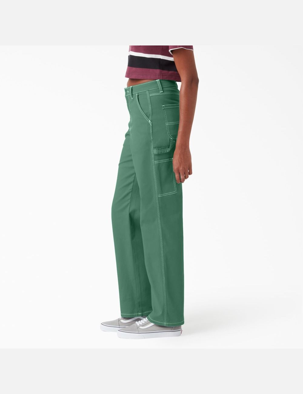 Dark Ivy Dickies High Waisted Carpenter Pants | 609VHOQZP