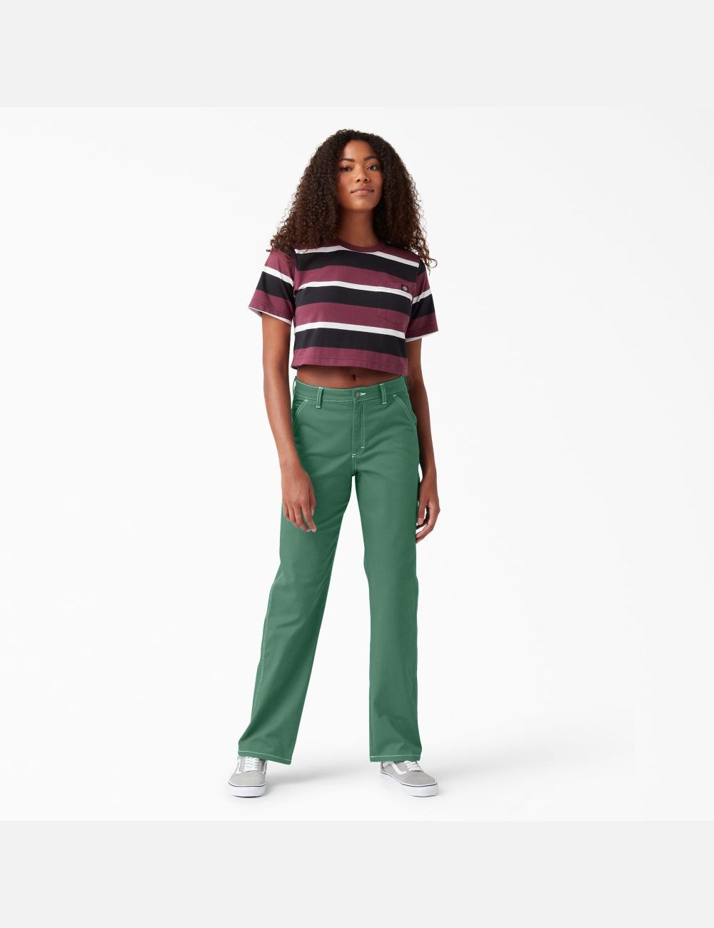 Dark Ivy Dickies High Waisted Carpenter Pants | 609VHOQZP