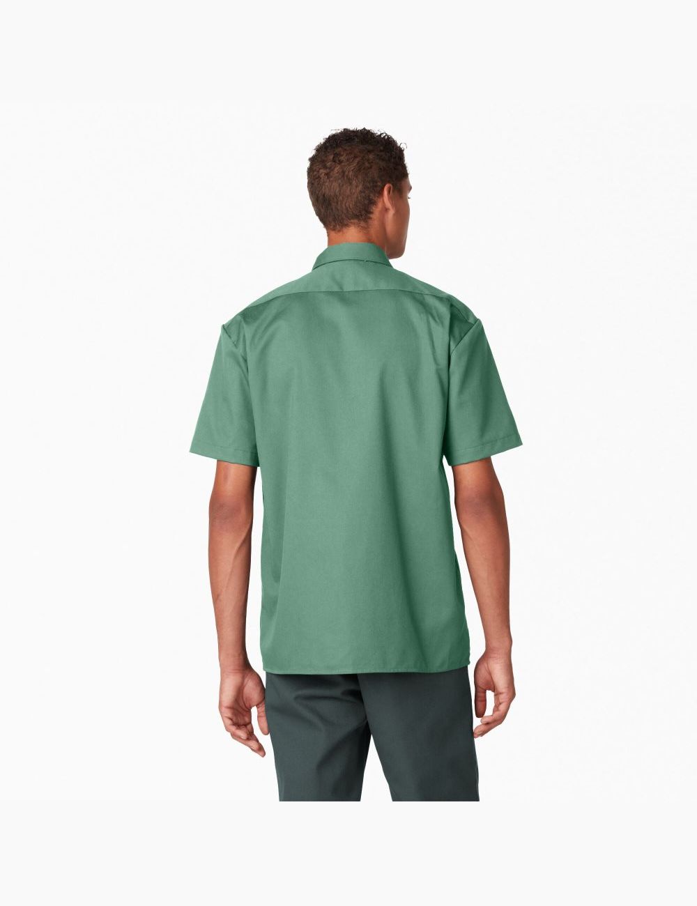 Dark Ivy Dickies Short Sleeve Shirts | 483LSVPIF