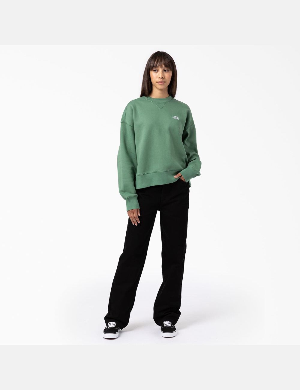 Dark Ivy Dickies Summerdale Sweatshirts | 237NGHKMI