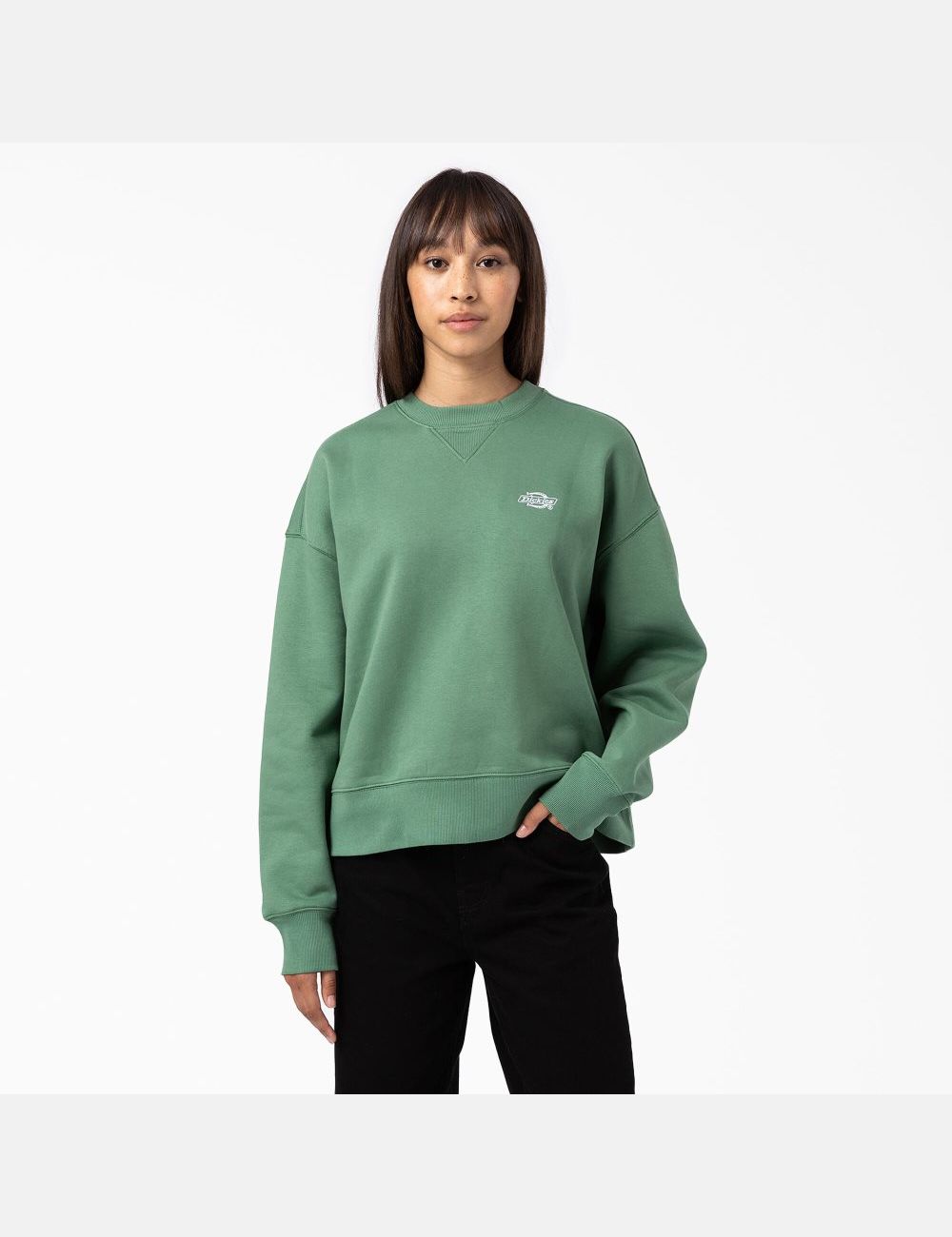 Dark Ivy Dickies Summerdale Sweatshirts | 237NGHKMI