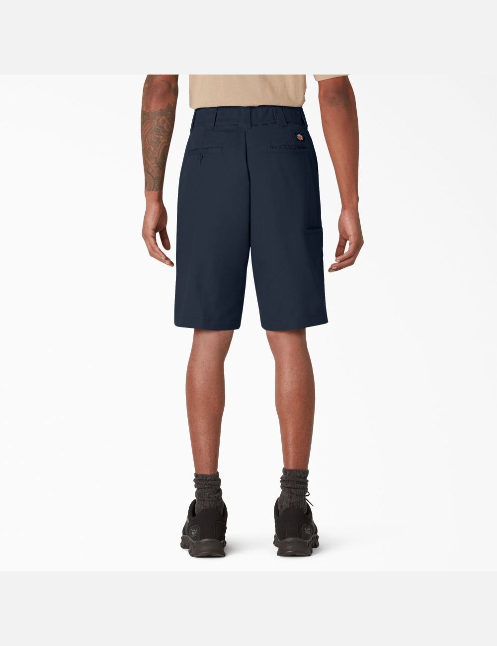 Dark Navy Dickies Cooling Active Waist Shorts | 870ZVLCMK