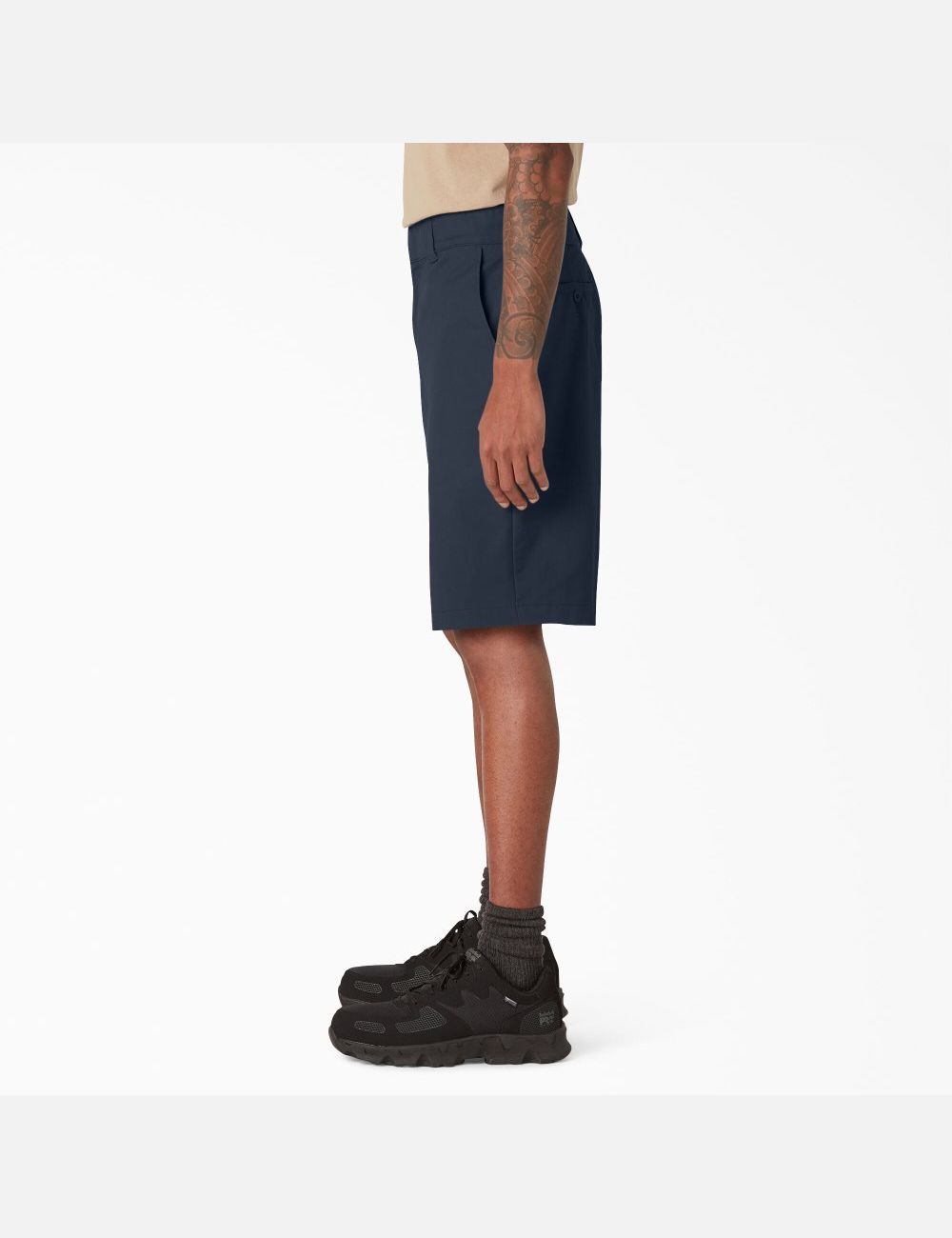 Dark Navy Dickies Cooling Active Waist Shorts | 870ZVLCMK