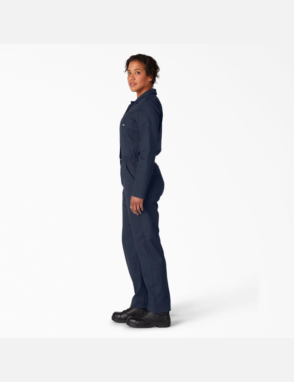 Dark Navy Dickies Cooling Long Sleeve Coveralls | 163GZXTSJ