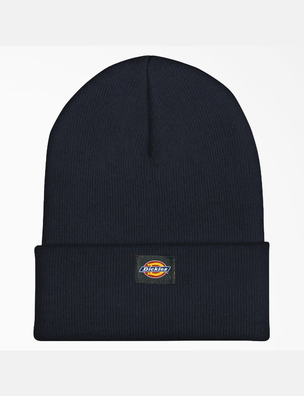 Dark Navy Dickies Cuffed Knit Hats | 723DISCAY