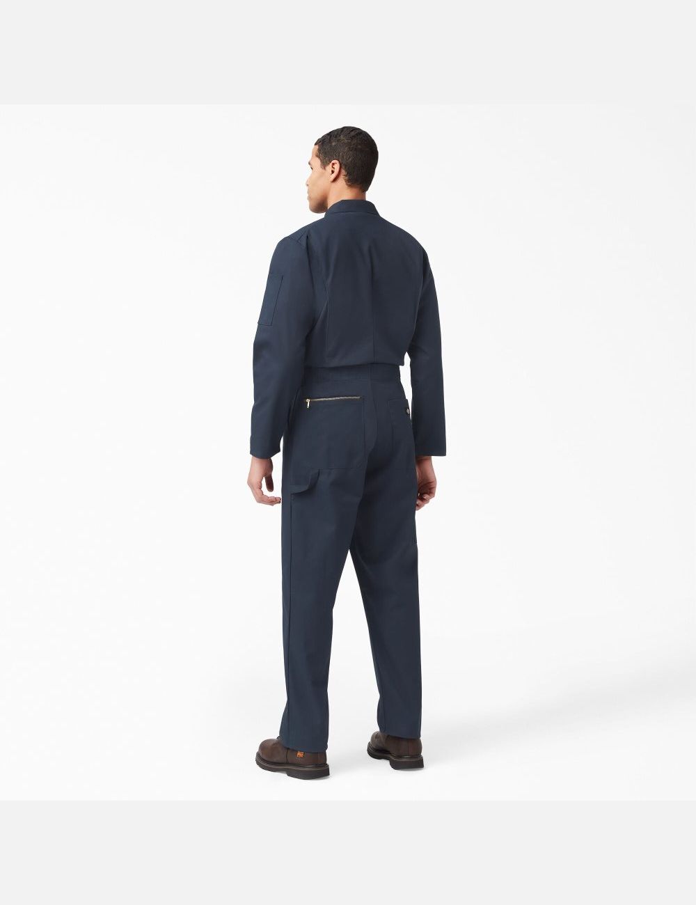 Dark Navy Dickies Deluxe Blended Long Sleeve Coveralls | 071KSLDGA