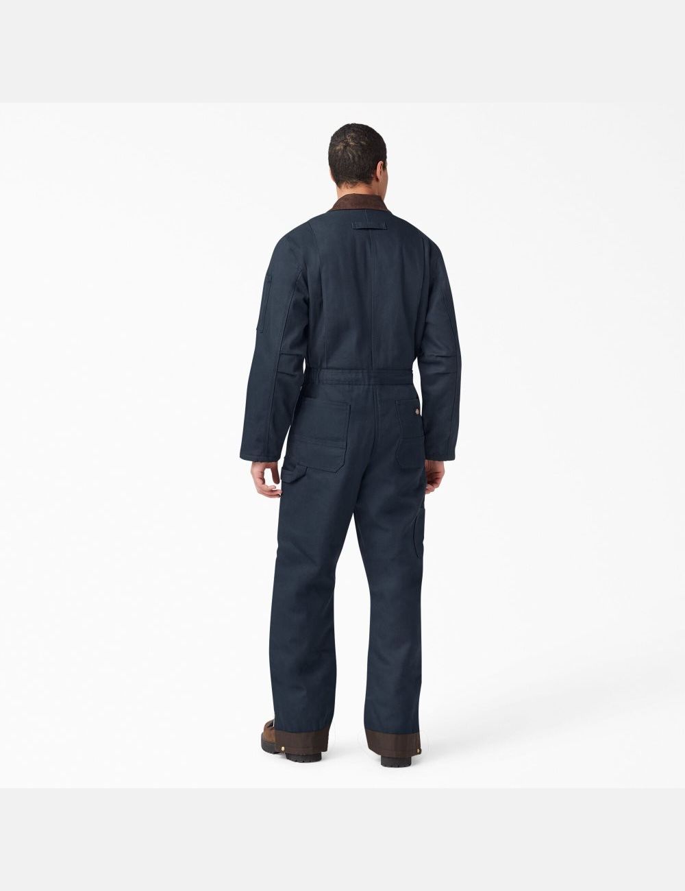 Dark Navy Dickies Duck Insulated Coveralls & Overalls | 610ZNYPKF