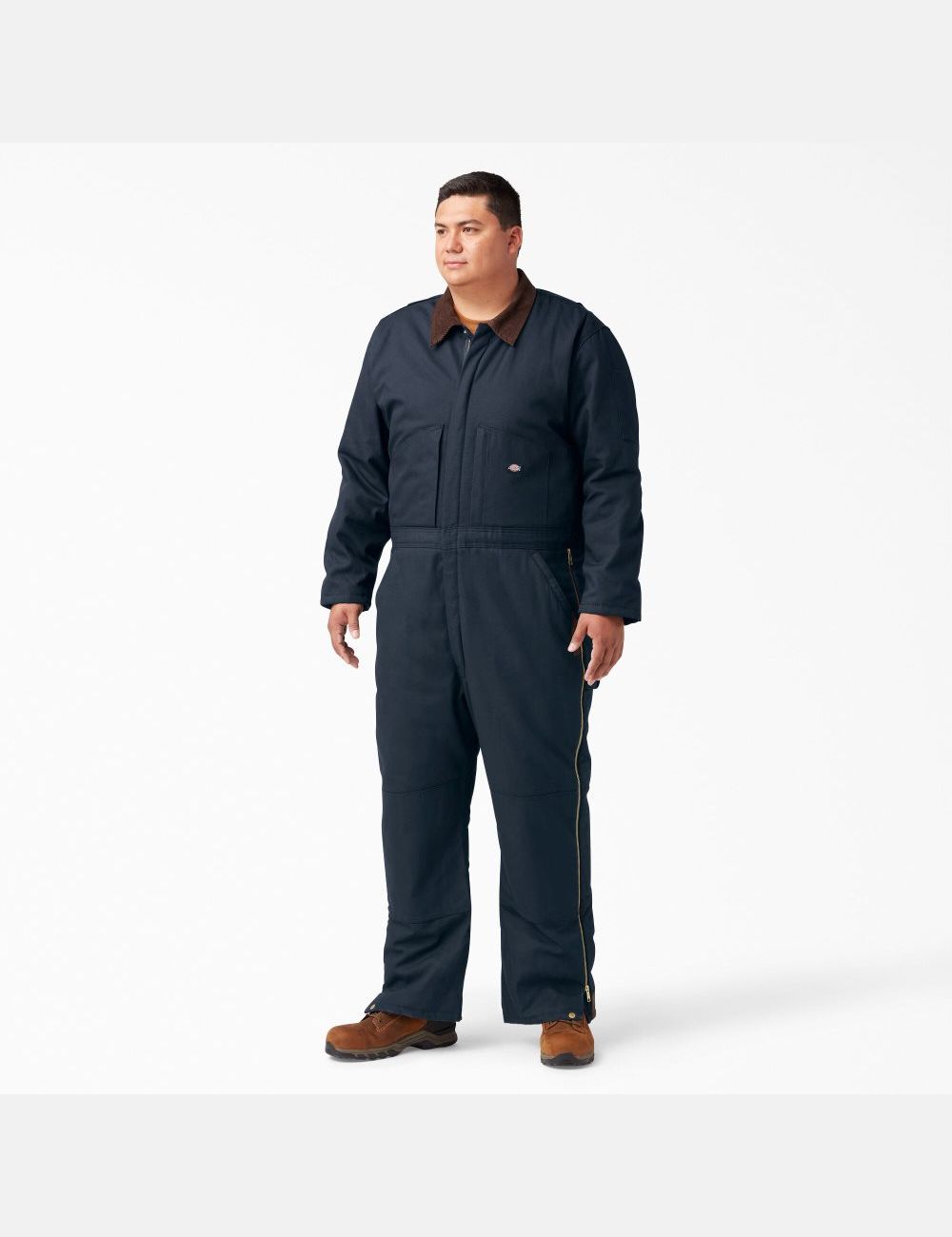 Dark Navy Dickies Duck Insulated Coveralls & Overalls | 610ZNYPKF