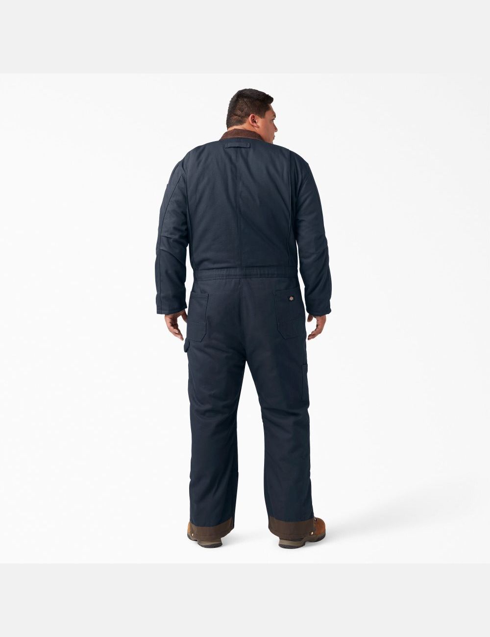 Dark Navy Dickies Duck Insulated Coveralls & Overalls | 610ZNYPKF