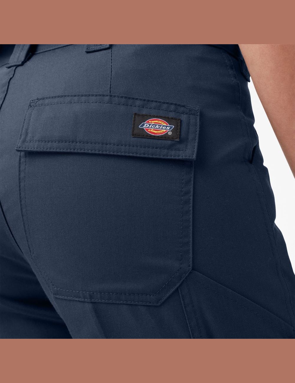 Dark Navy Dickies Everyday FLEX Cargo Pants | 763MAXLEV