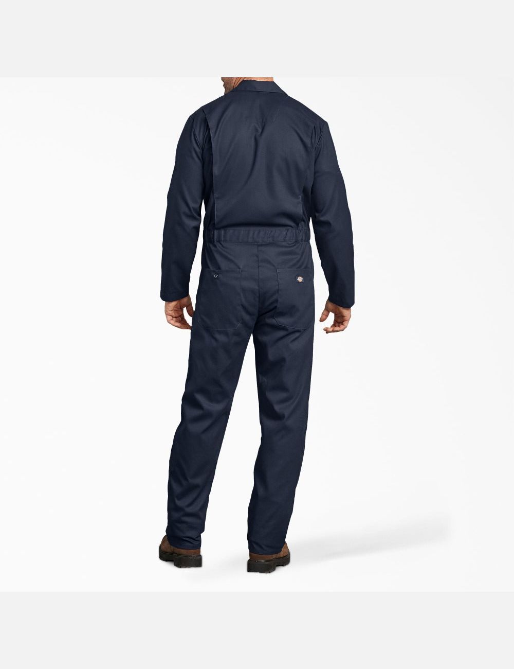 Dark Navy Dickies FLEX Long Sleeve Coveralls | 561INWQOY