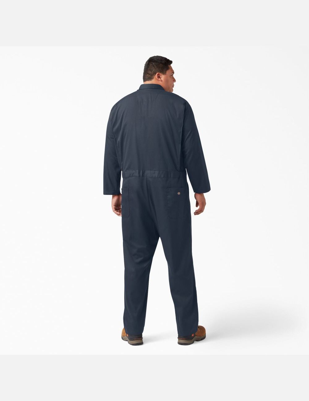 Dark Navy Dickies FLEX Long Sleeve Coveralls | 561INWQOY