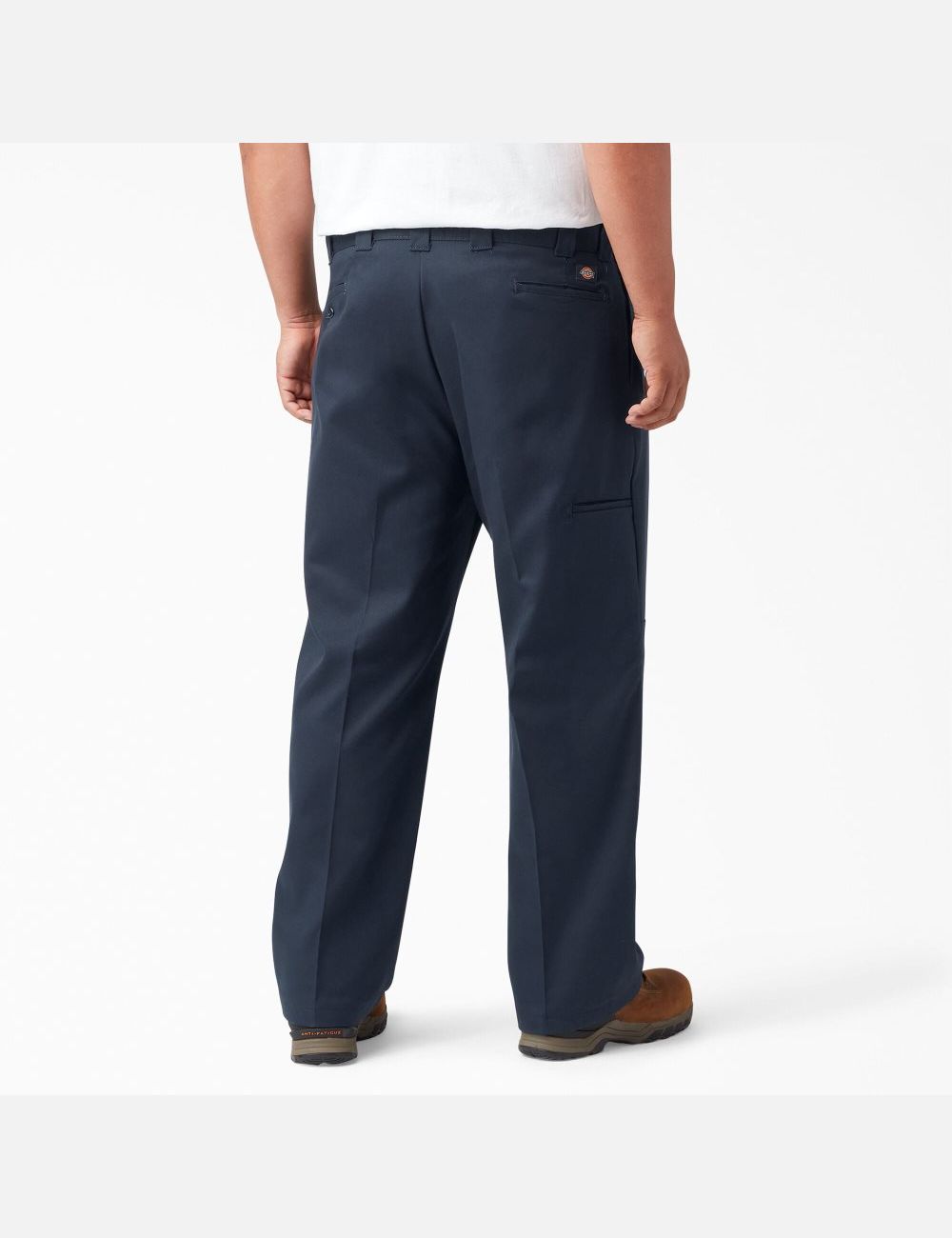 Dark Navy Dickies FLEX Loose Double Knee Pants | 850JVSGER