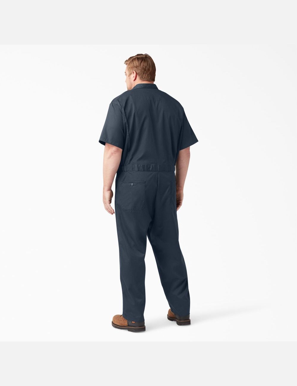 Dark Navy Dickies FLEX Short Sleeve Coveralls | 126DNAYVX