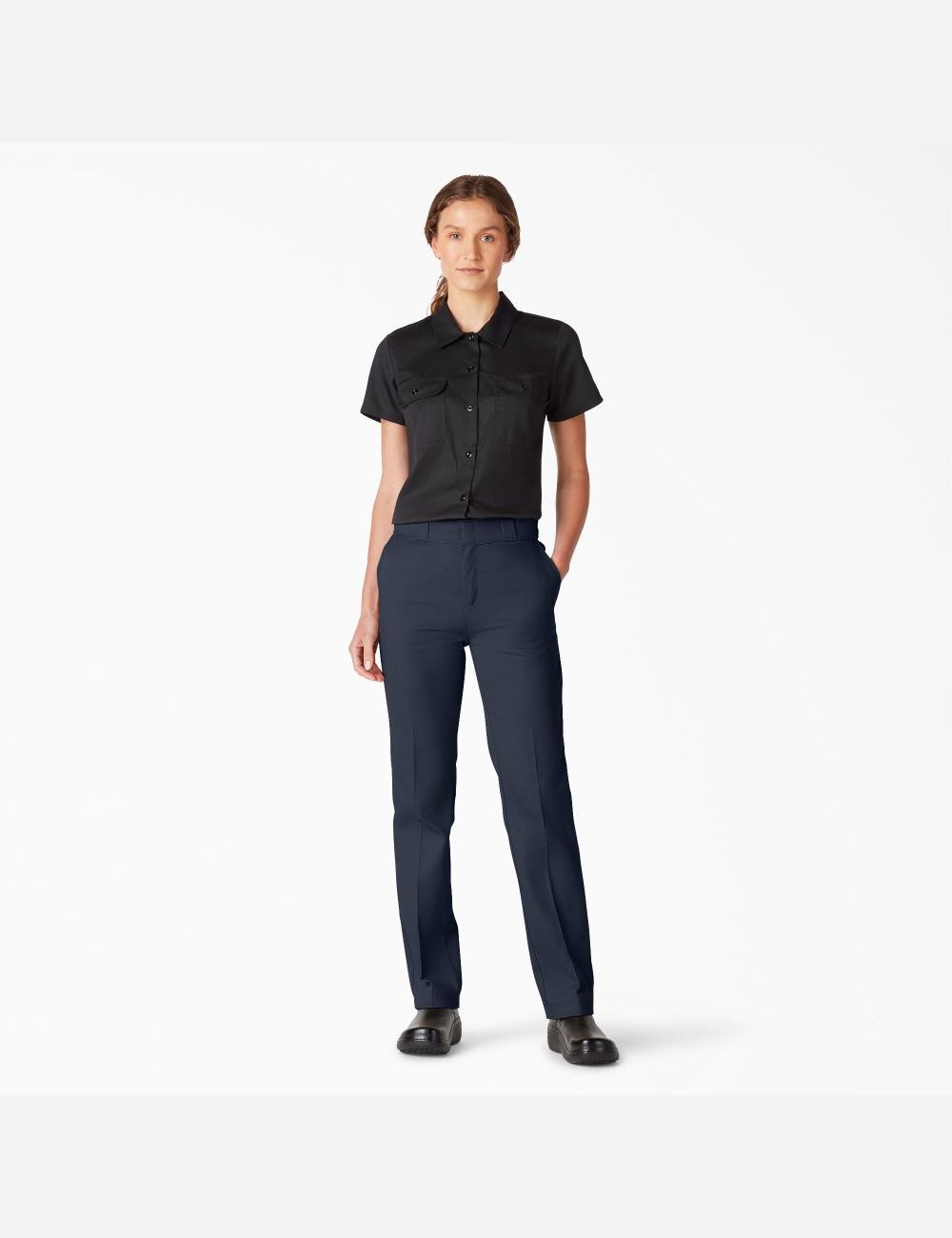 Dark Navy Dickies FLEX Work Pants | 684QVTLOR