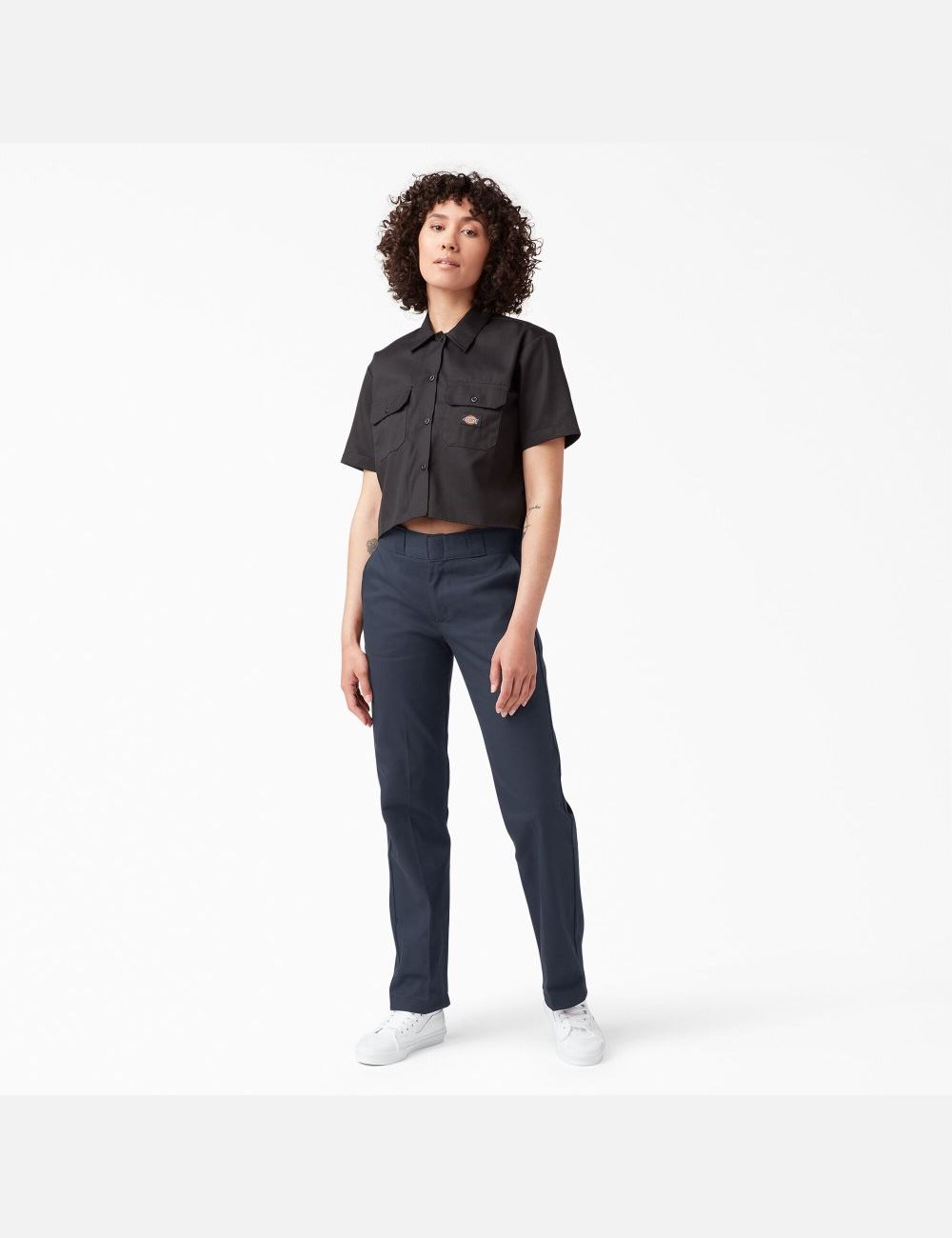 Dark Navy Dickies FLEX Work Pants | 684QVTLOR