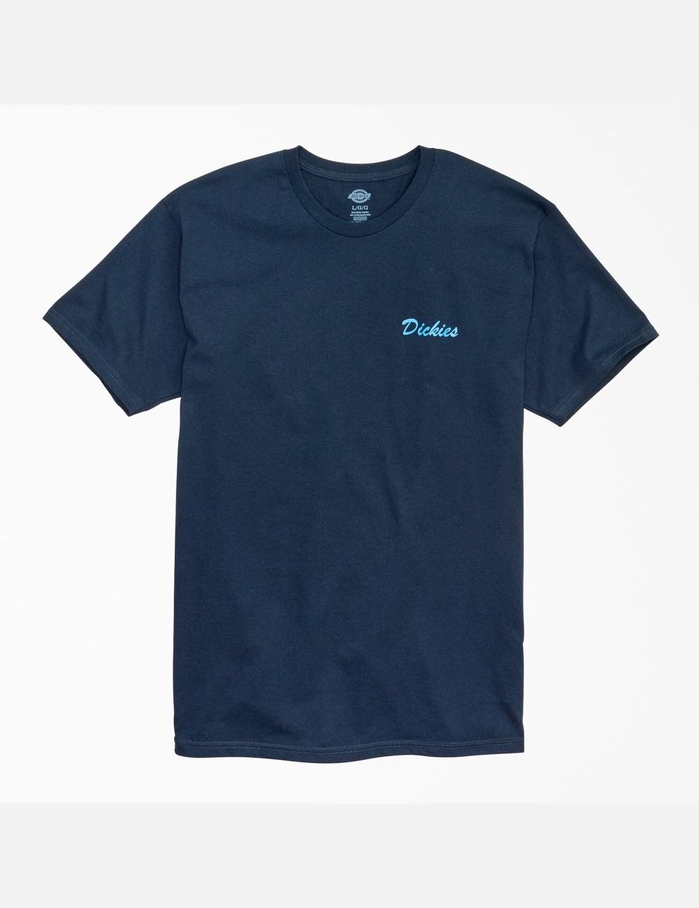 Dark Navy Dickies Feel Better On The Job Graphic T-Shirts | 514UBHSRJ