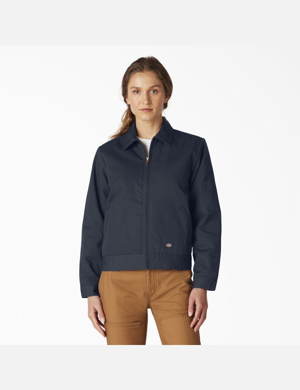 Dark Navy Dickies Insulated Eisenhower Coats & Jackets | 180DTKRSG