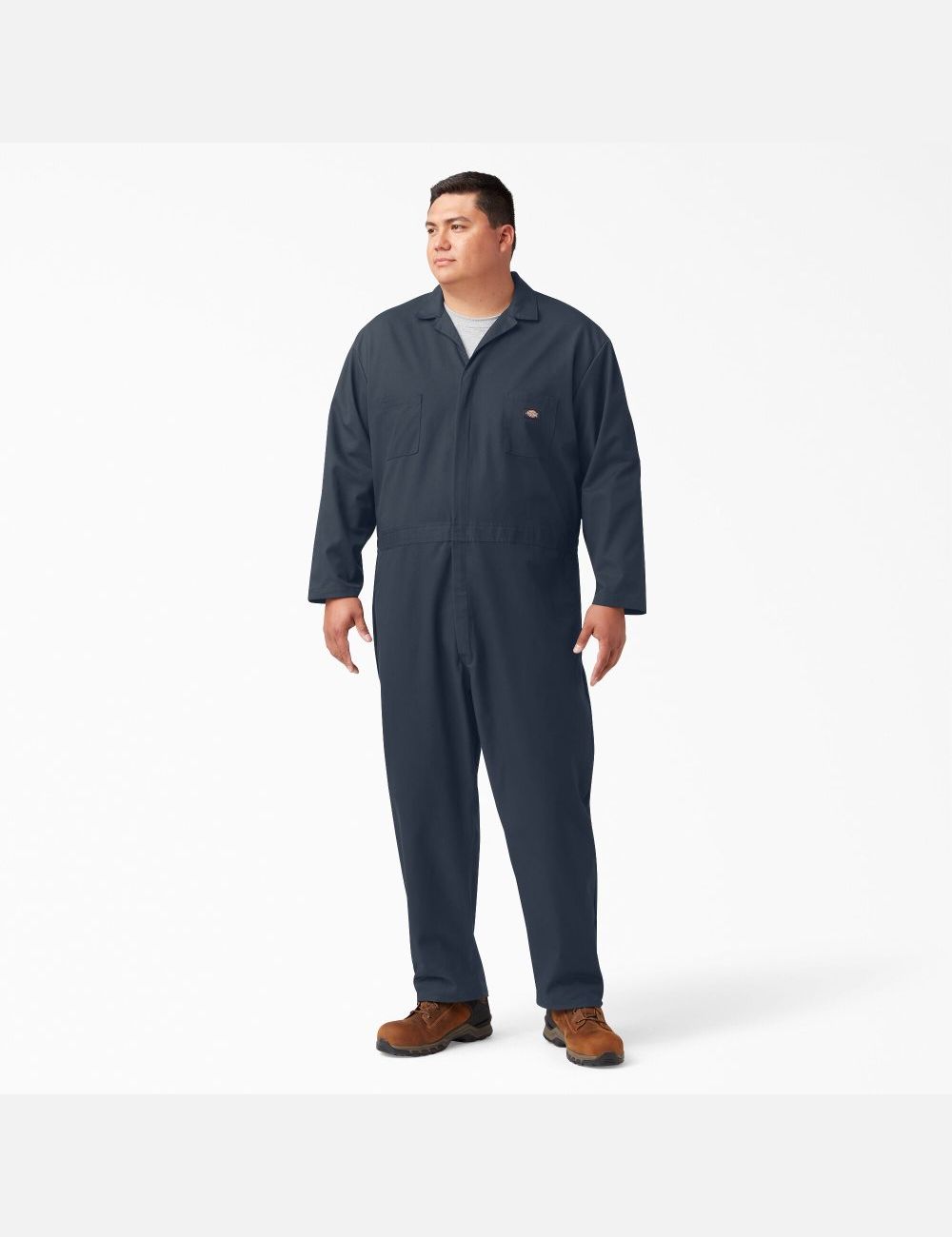 Dark Navy Dickies Long Sleeve Coveralls | 932YFWXDC