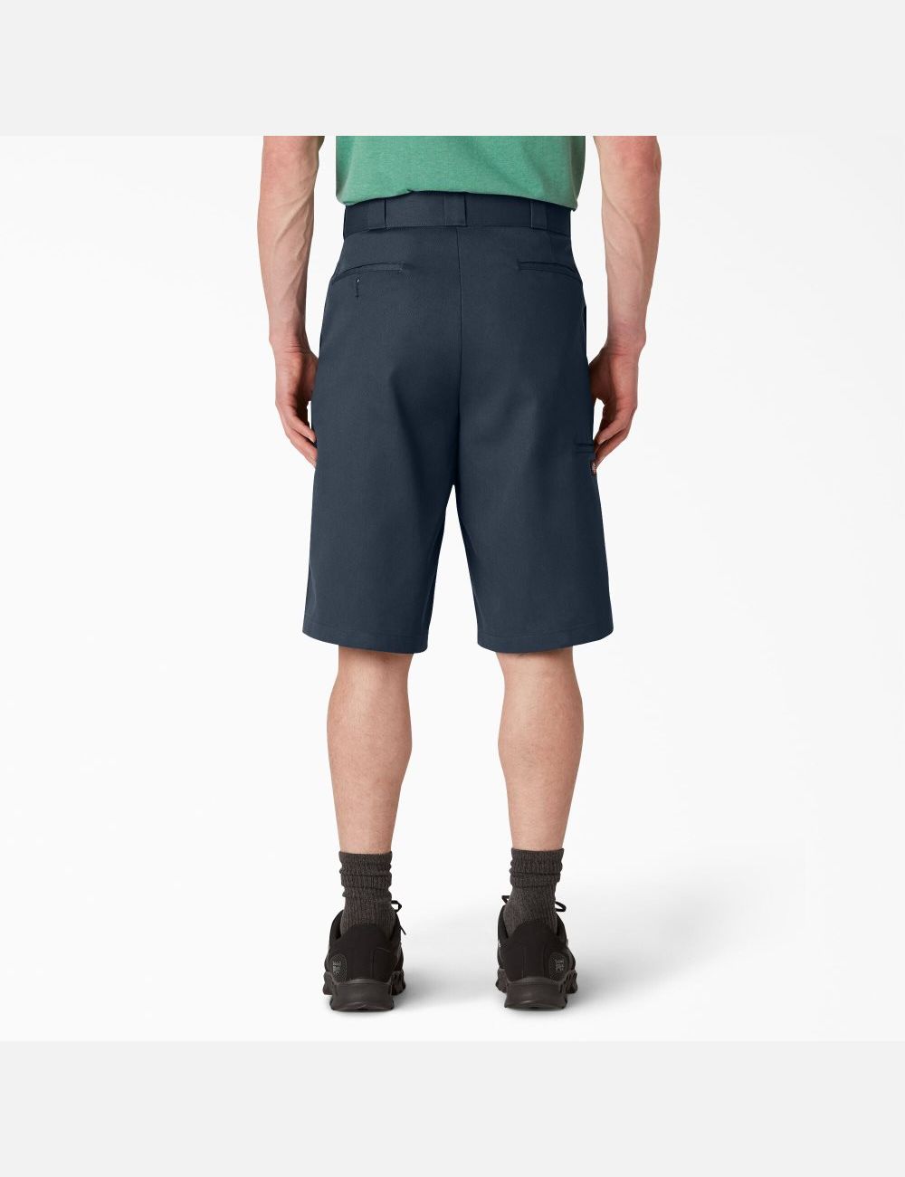 Dark Navy Dickies Loose Fit Flat Front Shorts | 308UOFMVA