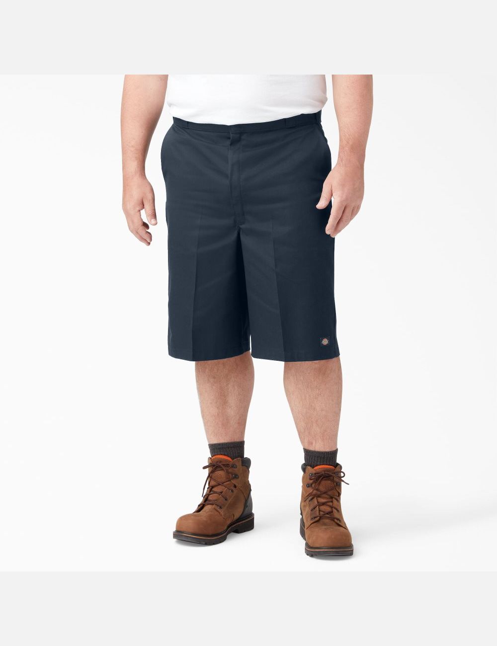 Dark Navy Dickies Loose Fit Flat Front Shorts | 308UOFMVA