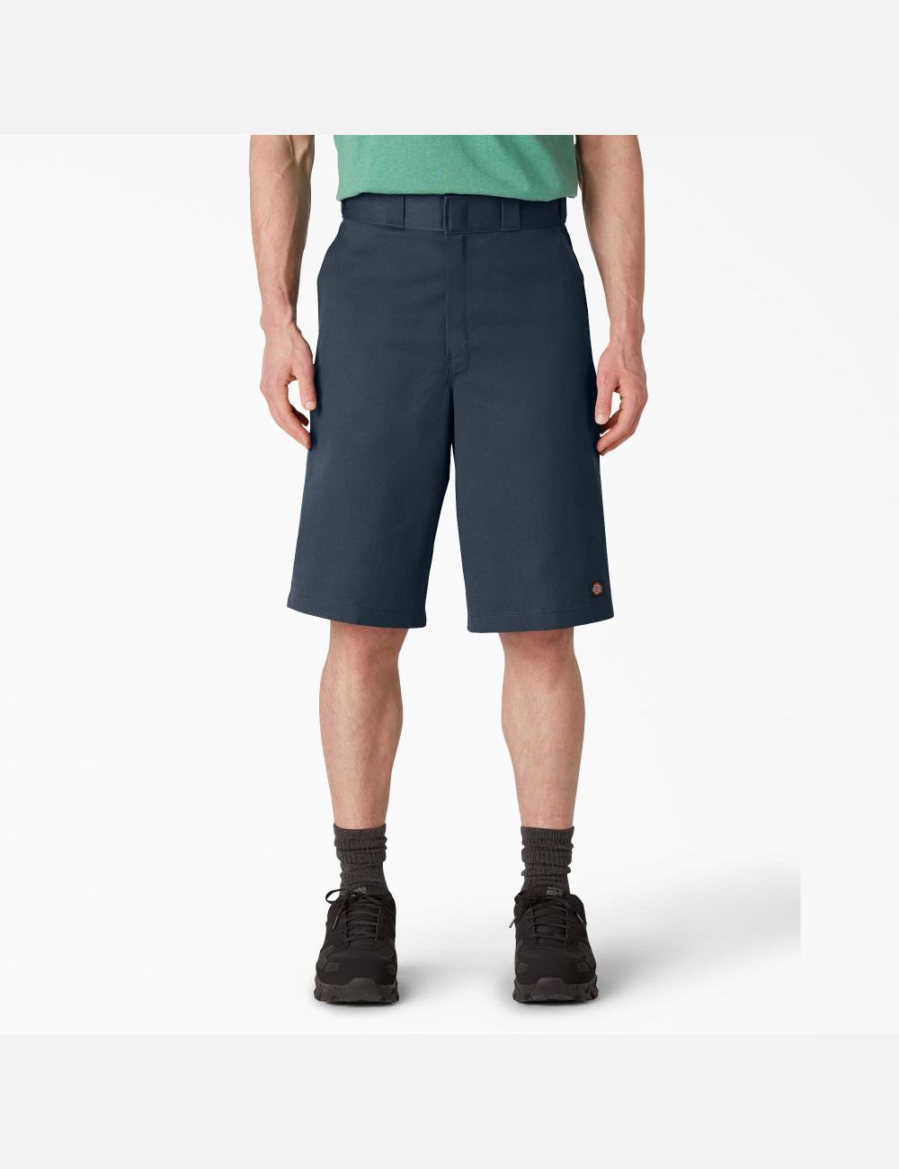 Dark Navy Dickies Loose Fit Flat Front Shorts | 308UOFMVA