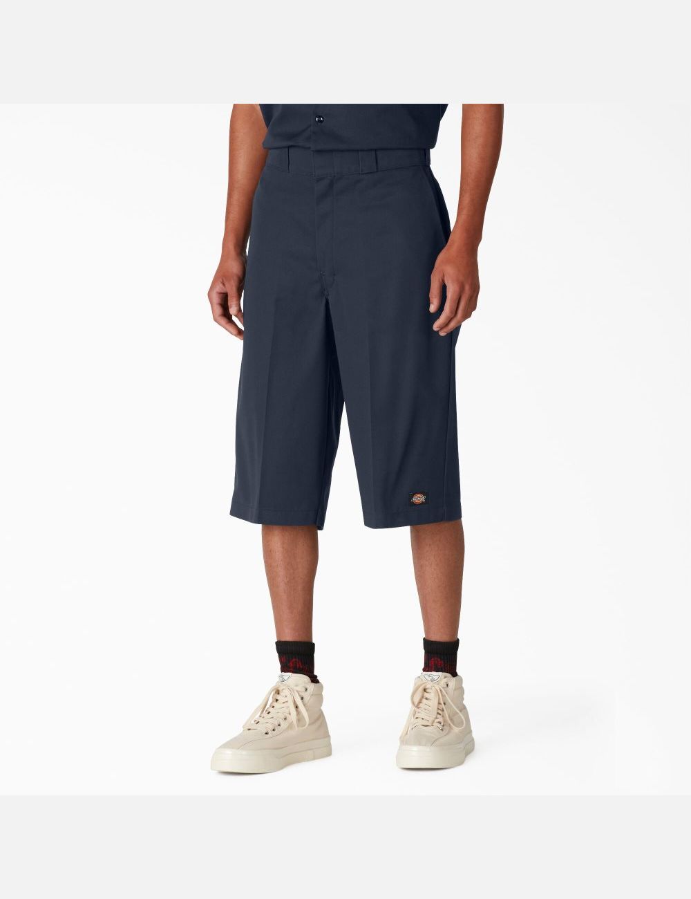 Dark Navy Dickies Loose Fit Multi-Use Pocket Shorts | 397DKHMCL