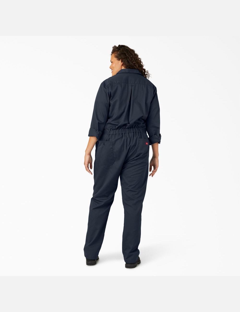 Dark Navy Dickies Plus Long Sleeve Coveralls | 140IUFVQE