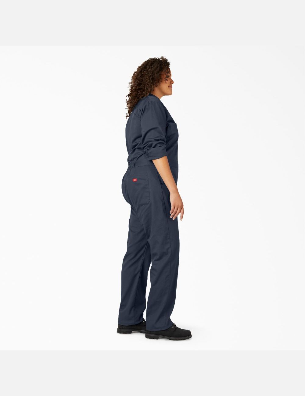 Dark Navy Dickies Plus Long Sleeve Coveralls | 140IUFVQE