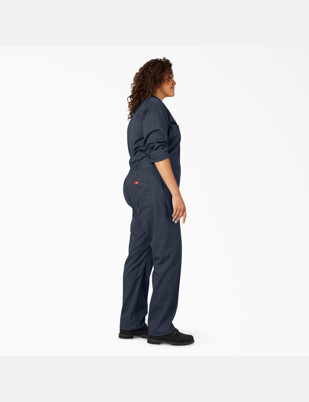 Dark Navy Dickies Plus Long Sleeve Coveralls | 140IUFVQE