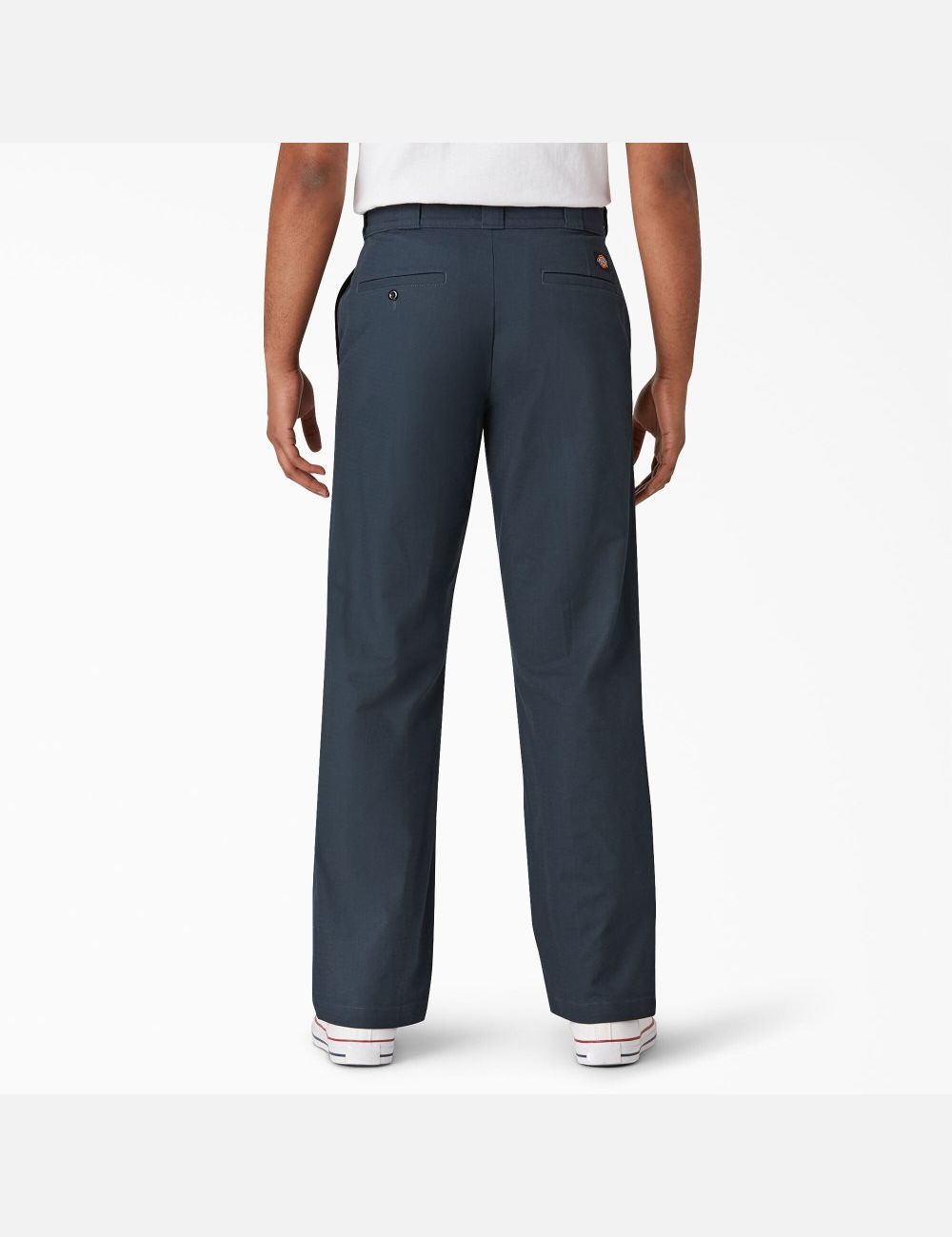 Dark Navy Dickies Regular Fit Twill & Ripstop Pants | 907PZWHVX