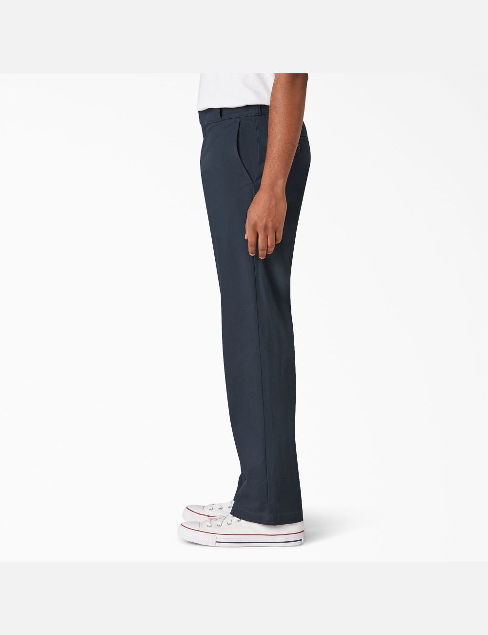 Dark Navy Dickies Regular Fit Twill & Ripstop Pants | 907PZWHVX