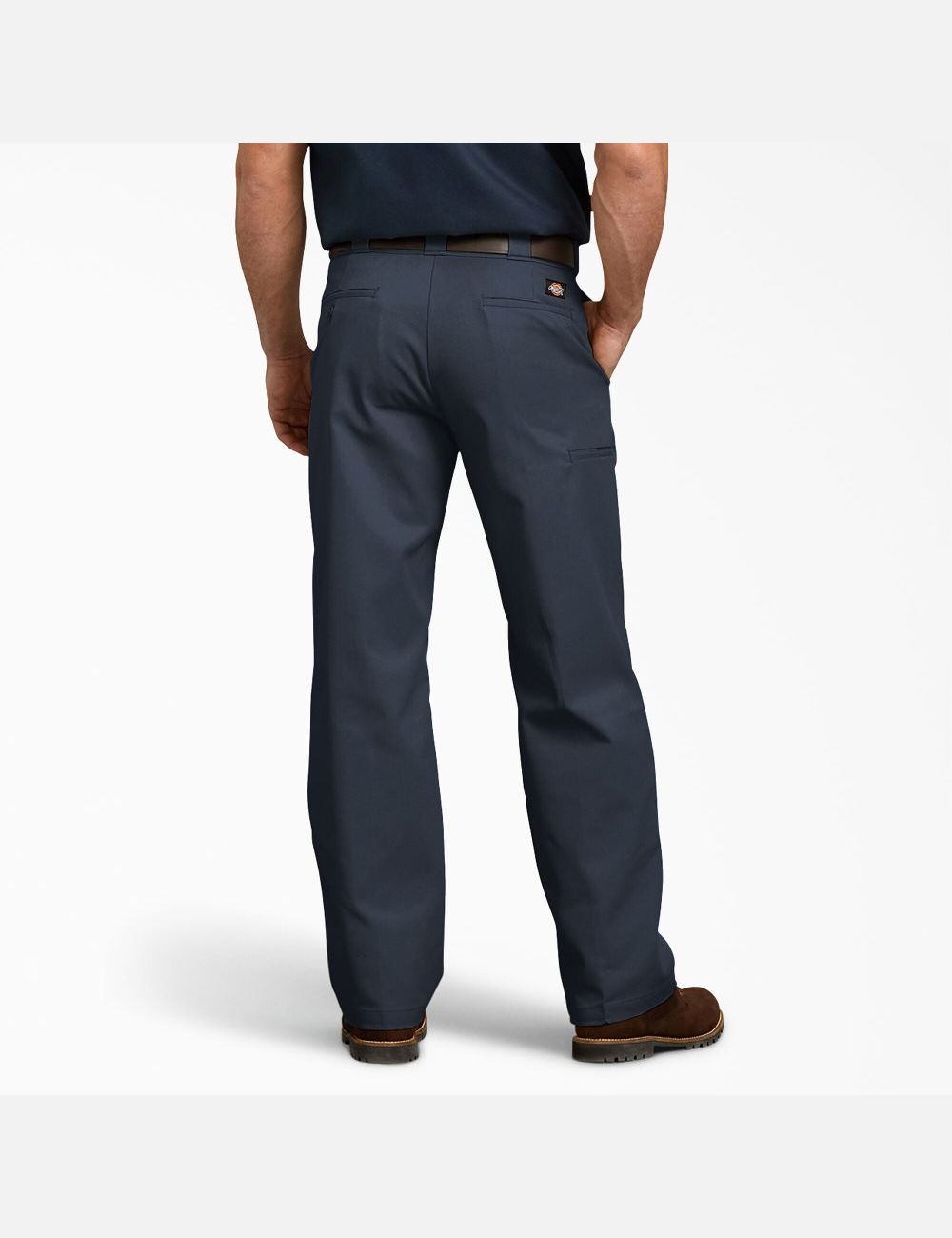 Dark Navy Dickies Relaxed Fit Straight Leg Double Knee Pants | 476UEMTDL