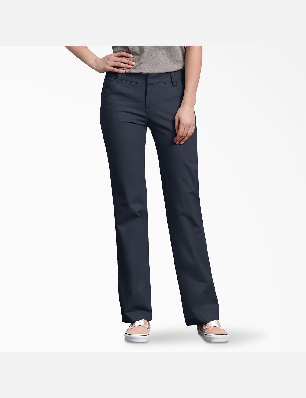 Dark Navy Dickies Relaxed Fit Straight Leg Work Pants | 862WLHCZU