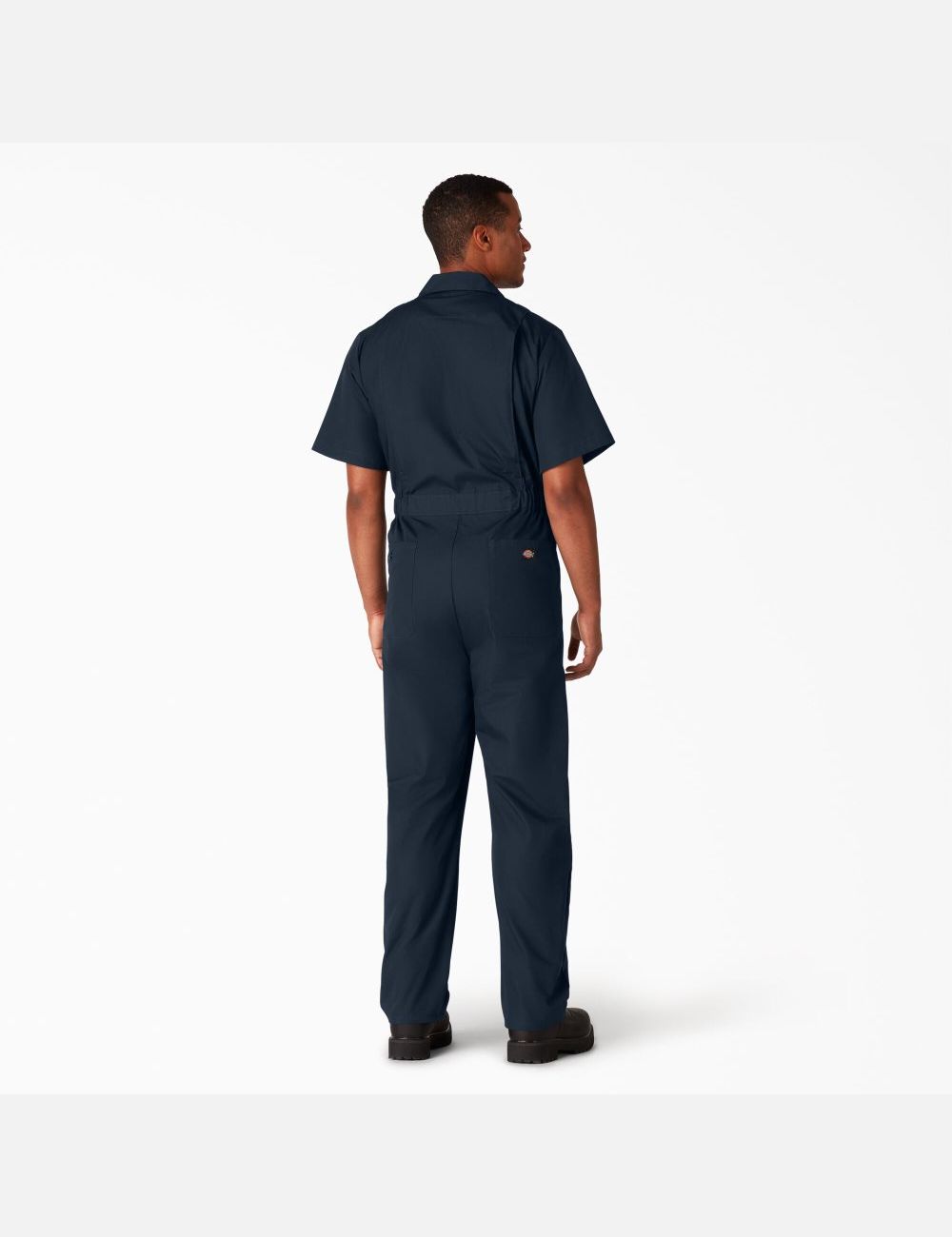 Dark Navy Dickies Short Sleeve Coveralls & Overalls | 542IUFDMS