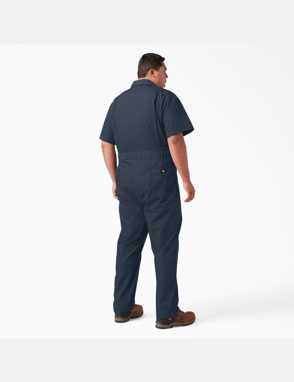 Dark Navy Dickies Short Sleeve Coveralls & Overalls | 542IUFDMS