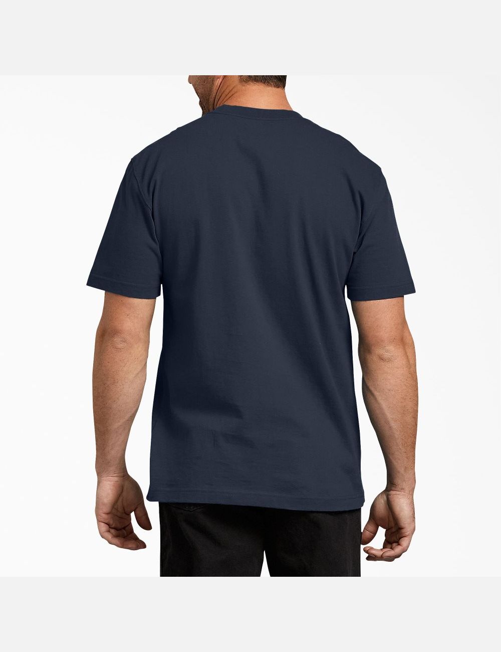 Dark Navy Dickies Short Sleeve Heavyweight Crew Neck T-Shirts | 197CVKAOI