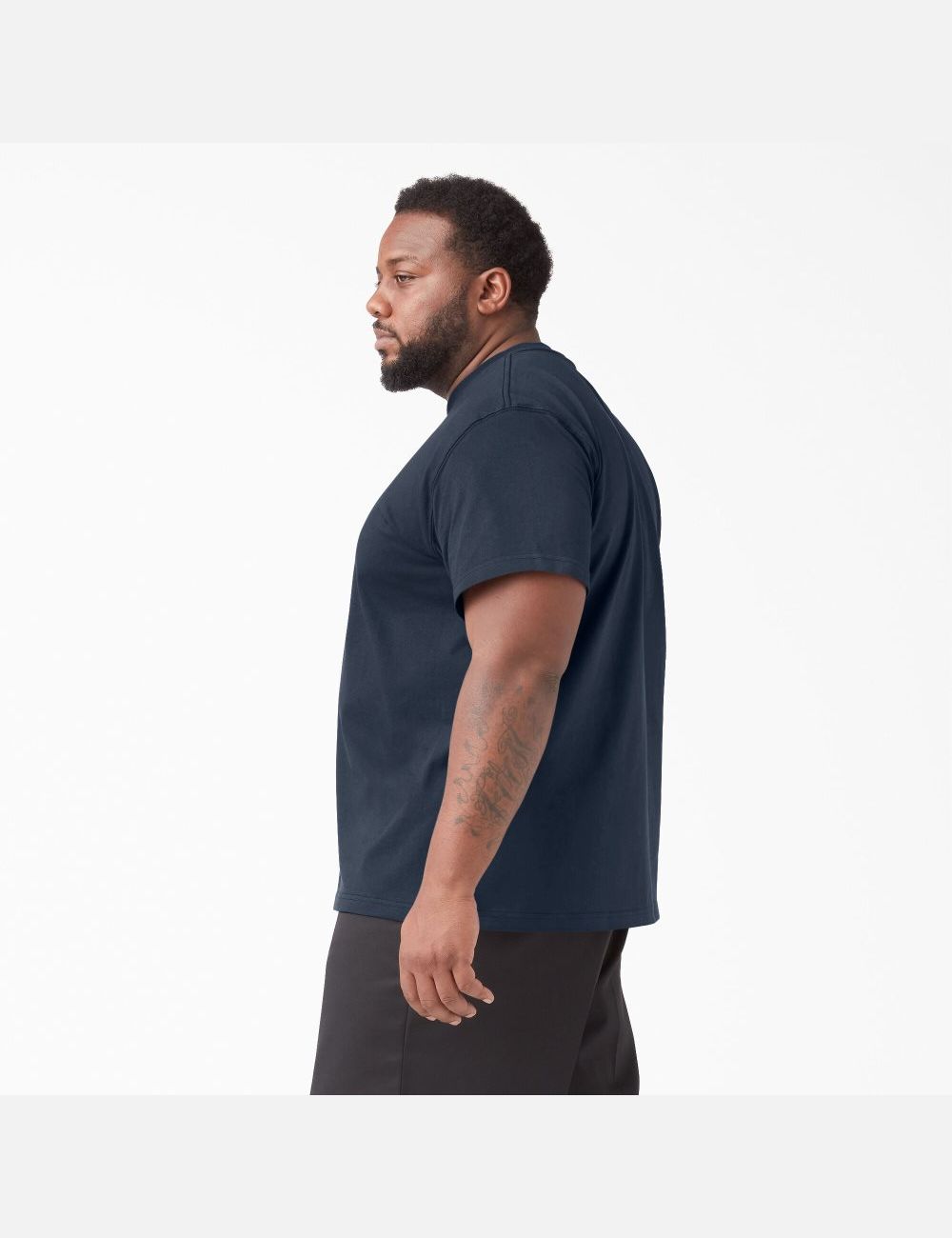 Dark Navy Dickies Short Sleeve Heavyweight Crew Neck T-Shirts | 197CVKAOI