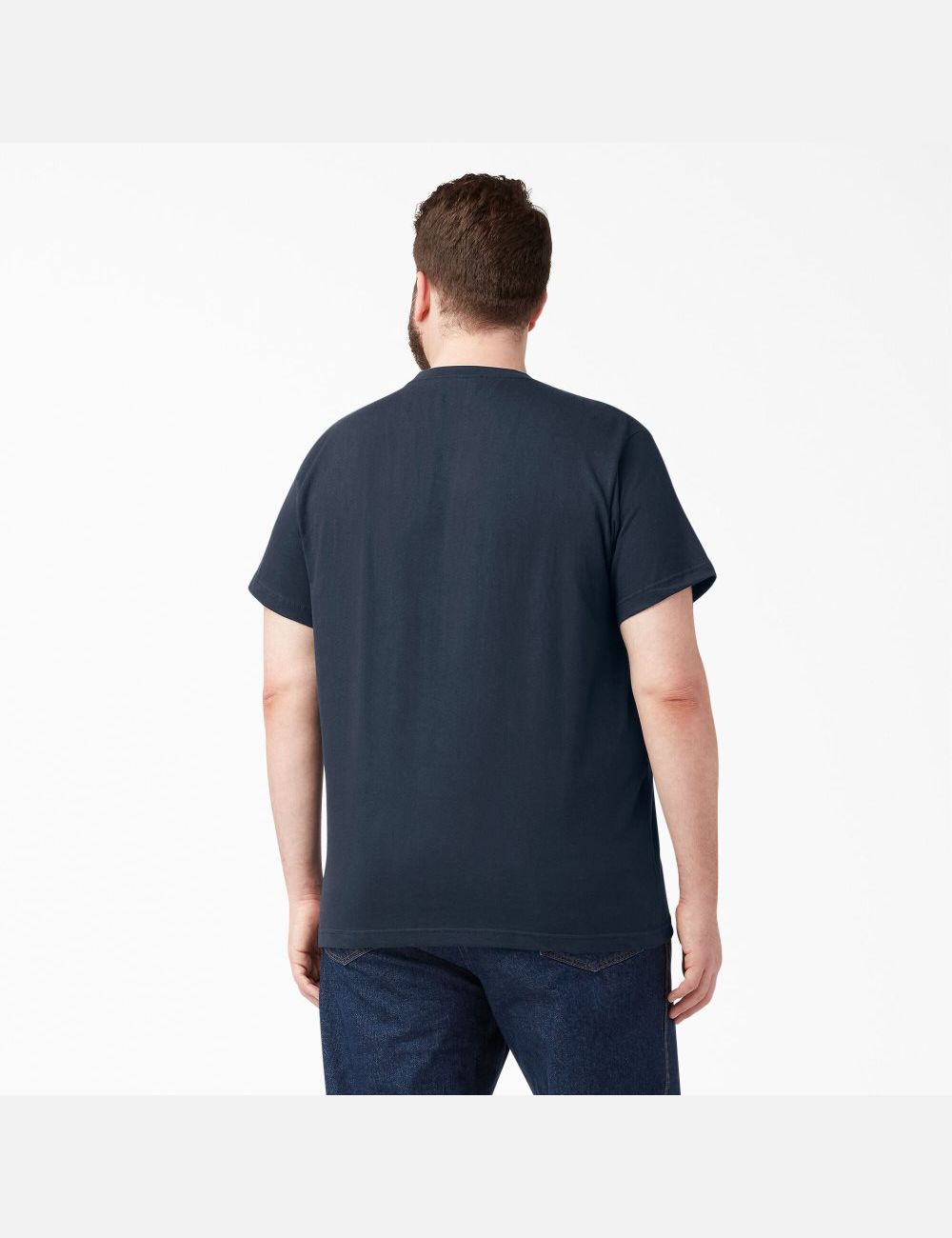 Dark Navy Dickies Short Sleeve Two Packs Shirts | 291ALMOYR