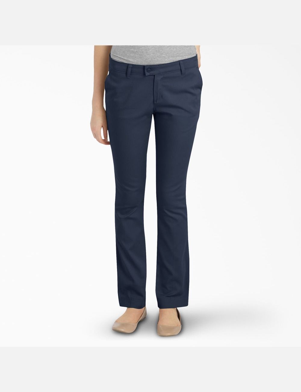 Dark Navy Dickies Slim Fit Pants Juniors | 961AIOTLM