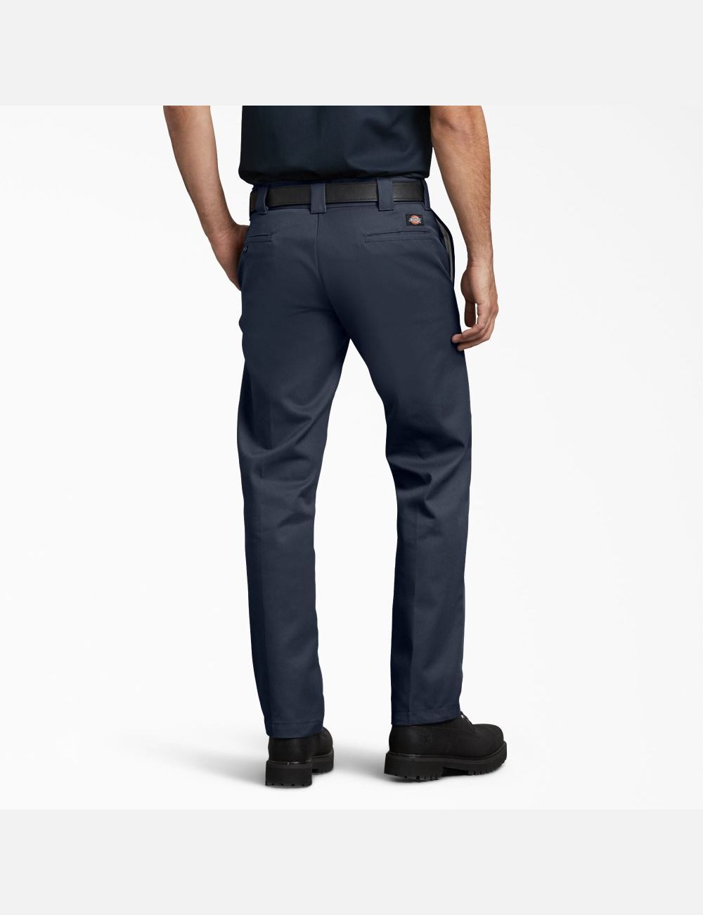 Dark Navy Dickies Slim Fit Straight Leg Work Pants | 872UHKPQS