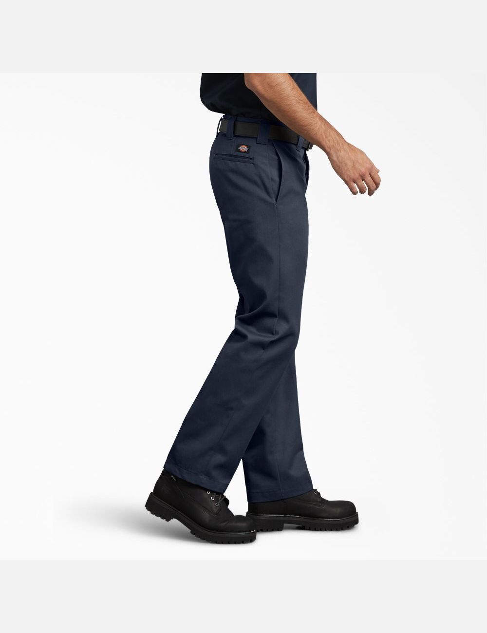 Dark Navy Dickies Slim Fit Straight Leg Work Pants | 872UHKPQS