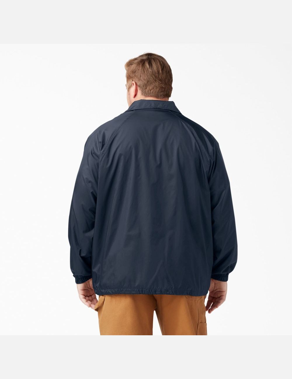 Dark Navy Dickies Snap Front Coats & Jackets | 814NFGXJK